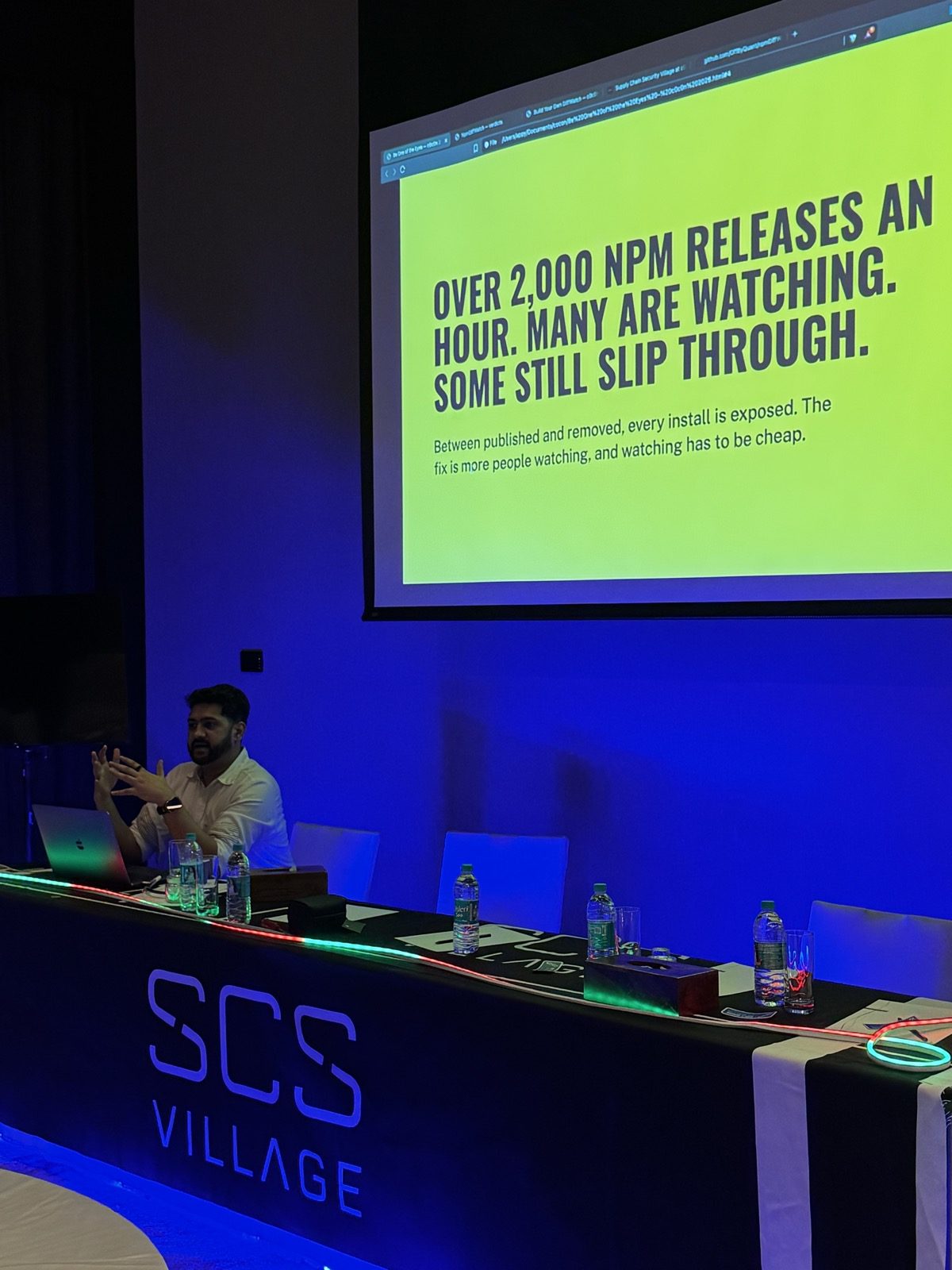 On the main stage: how fast the npm supply chain moves, and why some risks still slip through.